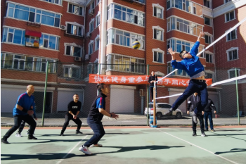 团结拼搏奋进 凝聚发展力量——伟德体育举办第十二届“冠军杯”职工排球赛